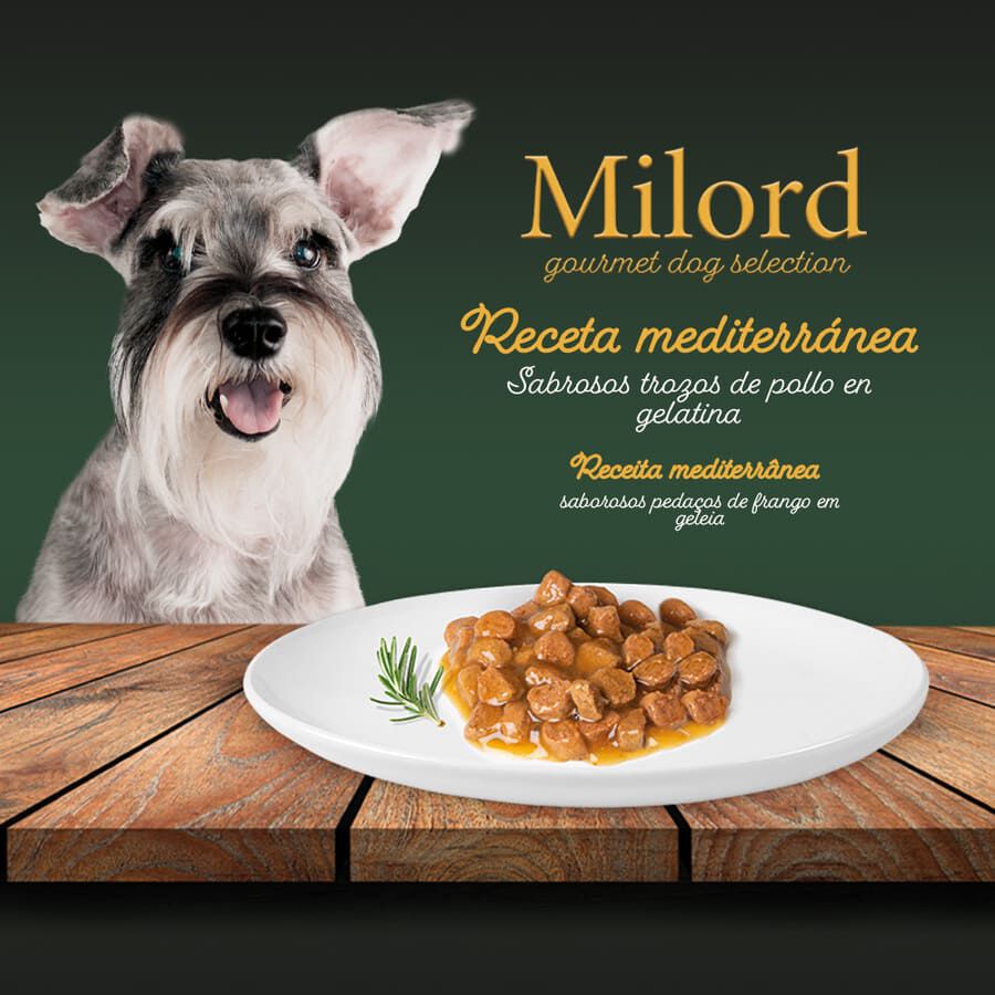 300 g Milord Frango em Gelatina terrina para c&atilde;es, , large Imagem n&uacute;mero 2